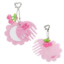 Topmodel - Hair Comb With Mirror GLOW TO GO (0414233) /