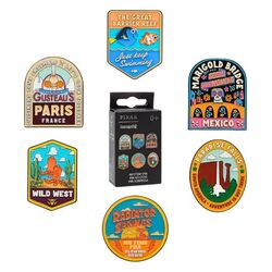 Disney Pixar Enamel Pins NATIONAL PARK STICKER MYPIN Blind Display (12)