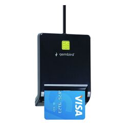 Gembird FD2-SCR USB smart card reader, black
