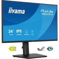 iiyama ProLite XB2491H-B1 computer monitor 60.5 cm (23.8") 1920 x 1080 pixels Full HD LCD Black