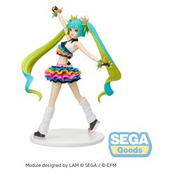 Hatsune Miku Project DIVA MEGA39's FIGURIZM PVC Figure Hatsune Miku - Catch the Wave 25 cm