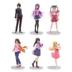 Monogatari Series CHILLfigg Mini Figures Blind Box Assortment (6)
