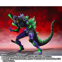 GODZILLA VS EVA - Type-01 "G" Awakening - Fig. S.H. Monsterarts 15cm