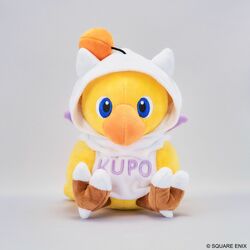 FINAL FANTASY - Chocobo Moogle Hoodie - Plush Picture Book 15cm