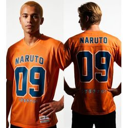 NARUTO - Naruto Uzumaki - T-Shirt Sports US Replica unisex (XL)