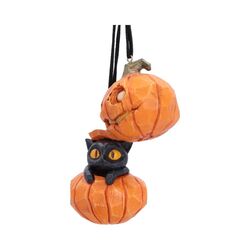 Nemesis - Whisper Wood - Pumpkin and Patch Hanging Ornament /