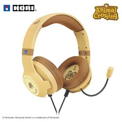 HORI - Gaming Headset - Animal Crossing Brown - Nintendo Switch 2 / Nintendo Switch 2