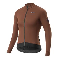 Rockbros YDWT006 TVI women's cycling jersey insulated autumn/winter M - brown
