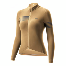Rockbros YPW065 TVI Women's Long Sleeve Cycling Jersey Fall/Winter L - Yellow