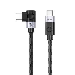 Orico CW240 USB-C to USB-C PD 240W 20Gb/s 0.5m Angled Cable - Black