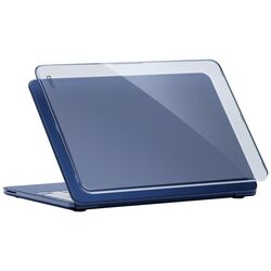 Uniq Vero Case for MacBook Neo - Semi-Transparent Navy Blue