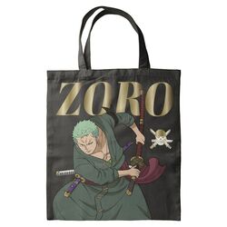 One Piece Tote Bag Zoro Dark Green 40 x 35 cm