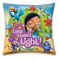 Wissper Pillow Eyes Closed tight! 40 x 40 cm