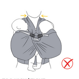 MiniMonkey - Baby Twin Carrier Black / Baby and Children