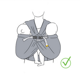 MiniMonkey - Baby Twin Carrier Black / Baby and Children