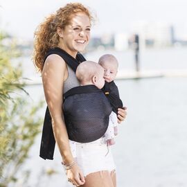 MiniMonkey - Baby Twin Carrier Black / Baby and Children