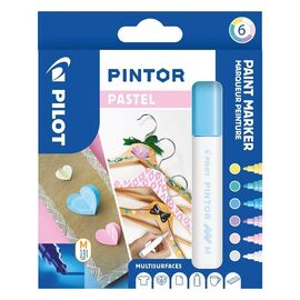 Pilot - Pintor Marker Fine Pastel Mix 6 colors (Medium Tip) / Toys - Αταξινόμητα -  - Techbox