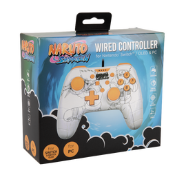 Konix Naruto Wired Switch/Pc Gamepad White / Nintendo Switch - Nintendo Switch Accessories - Accessories for Consoles - Techbox
