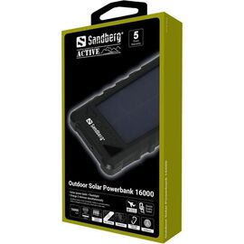 Sandberg - Outdoor Solar Powerbank 16000mAh / Electronics - Powerbanks - Smartphone Chargers - Techbox
