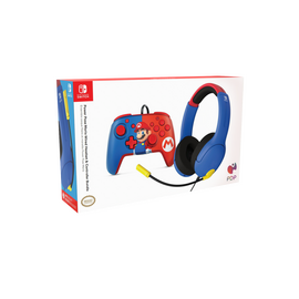 Mario bundle - Airlite Headset & Mario Power Pose Controller / Nintendo Switch | Techbox
