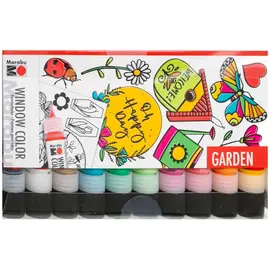 Marabu - Fun & Fancy Window Color 10x25ml - Garden (822510) / Toys