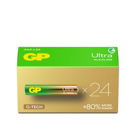 GP - Ultra Alkaline Battery, Size AAA, 24AU/LR03, 1.5V, 24-pack / Electronics - Αταξινόμητα -  - Techbox