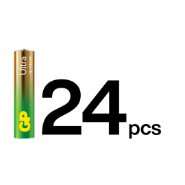 GP - Ultra Alkaline Battery, Size AAA, 24AU/LR03, 1.5V, 24-pack / Electronics - Αταξινόμητα -  - Techbox