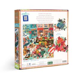 eeBoo - Puzzle 1000 pcs - English Green Market - (EPZTEGM) / Toys - Puzzles - Gifts - Techbox