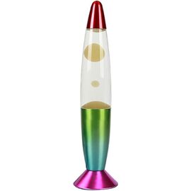 iTotal - Color-changing LED Lava Lamp - Rainbow Base and White Wax (XL2683) / Toys