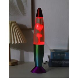 iTotal - Color-changing LED Lava Lamp - Rainbow Base and White Wax (XL2683) / Toys