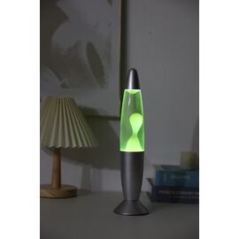iTotal - Color-changing LED Lava Lamp - Silver Base and White Wax (XL2673) / Toys