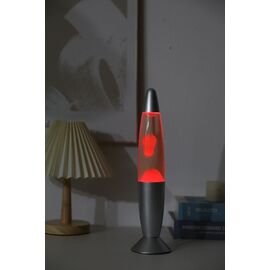 iTotal - Color-changing LED Lava Lamp - Silver Base and White Wax (XL2673) / Toys