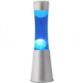 iTotal - Lava Lamp 40 cm - Silver Base, Blue Liquid and White Wax (XL1791) / Toys