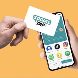 Social Taps - White Card / Gadgets