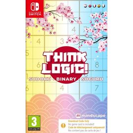 Think Logic! Sudoku - Binary - Suguru (Code in Box) / Nintendo Switch - Nintendo Switch Games - Games - Techbox