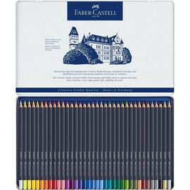 Faber-Castell - Goldfaber colour pencil, tin of 36 (114736) / Toys |  Techbox