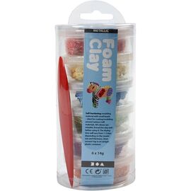 Foam Clay - Metallic Bright (6 x 14g) (78811) / Toys
