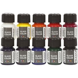 Glass Color - Transparent 10 x 35 ml (31680) / Toys