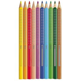 Faber-Castell - Coloured Pencil Jumbo Grip 12 pcs  (110912) / Toys |  Techbox