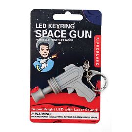Space Gun Led Keychain Carded  (KRL28 / Gadgets - Keychains - Gifts - Techbox