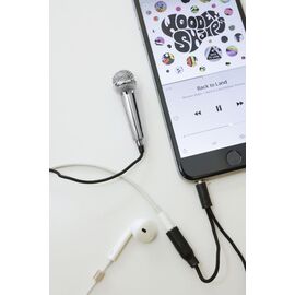 Mini Karaoke Microphone - Silver (US133-EU) / Gadgets