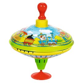 GOKI - Humming top with wooden handle train - (53058) / Toys - Αταξινόμητα -  - Techbox