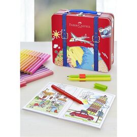 Faber-Castell -  Connector Fibre-tip pen in suitcase, 40 pc (155535) / Toys