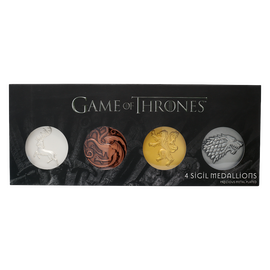 Game of Thrones Limited Edition Sigil Medallion Collection / Fan Shop and Merchandise - Replicas - Collectibles - Techbox
