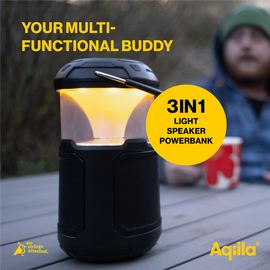 Aqiila - Soundbird B10 - Dimmable LED light with speakers / Sport and Outdoor
