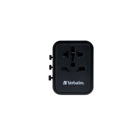 Verbatim - Universal Travel Adapter UTA-01 with 2xUSB Charger / Electronics | Techbox