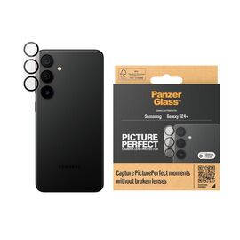 PanzerGlass - PicturePerfect Camera Lens Protector S24 Plus UWF, Black / Electronics | Techbox