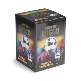 LIGHT - UP - LED Mirror Disco Ball 16cm (MCDC004) / Toys