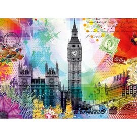 Ravensburger - Puzzle London Postcard 500p (12000309) / Toys - Puzzles - Gifts - Techbox