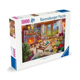 Ravensburger - Puzzle Cozy Cabin 1000p (12000293) / Toys |  Techbox